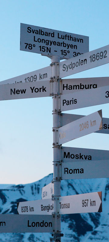 svalbard longyearbyen signpost adstk