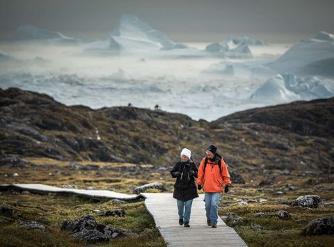 west greenland ilulissat boardwalk to icefjord vg